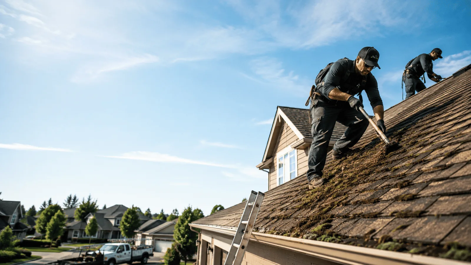 Roof Moss Removal in Tad, WV near me